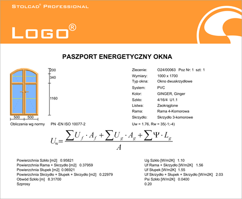 Wydruk paszportu energetycznego